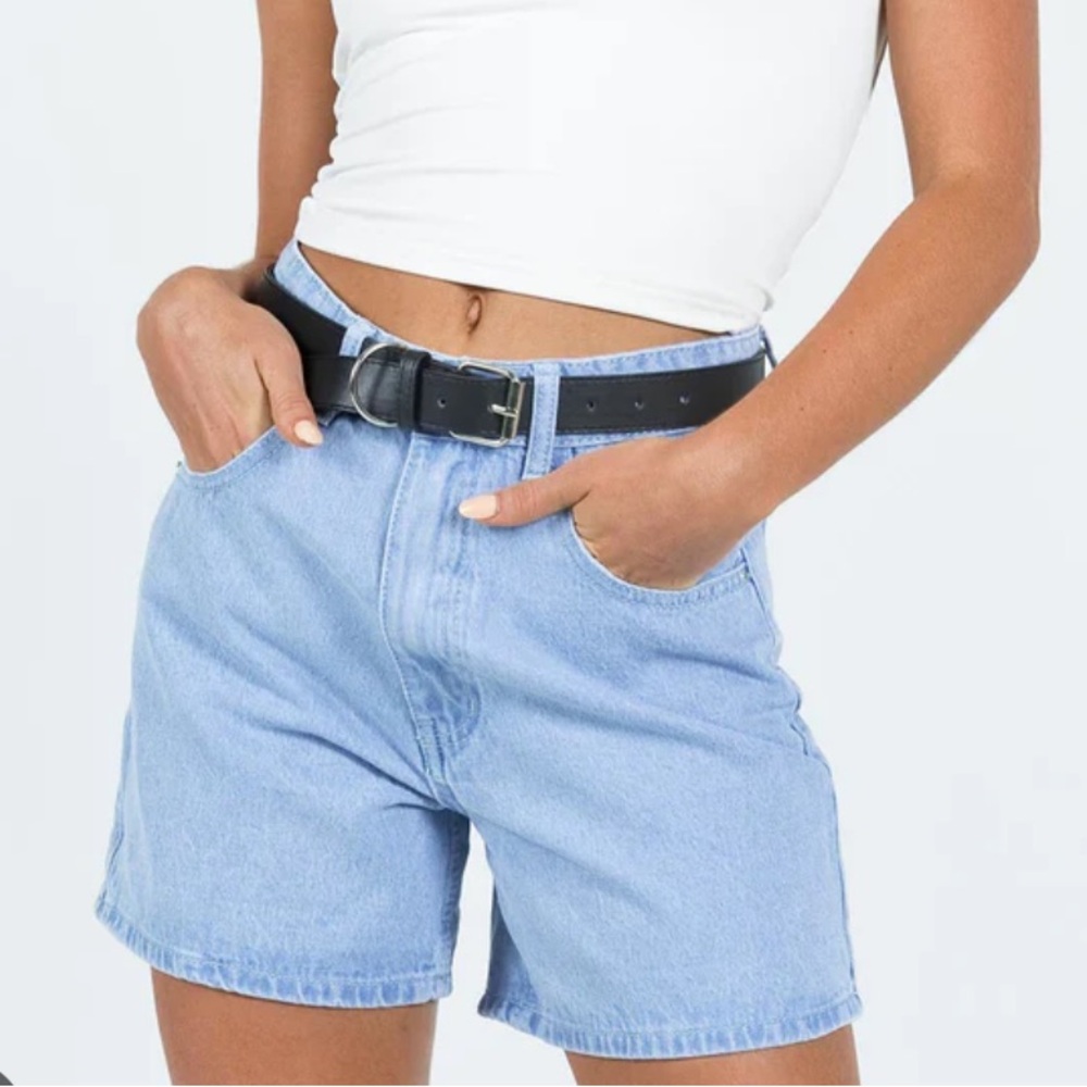 Princess Polly Swalla Shorts Jean Shorts Light Wash